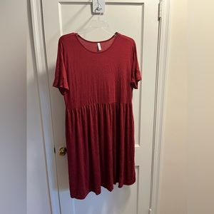 Maroon dress